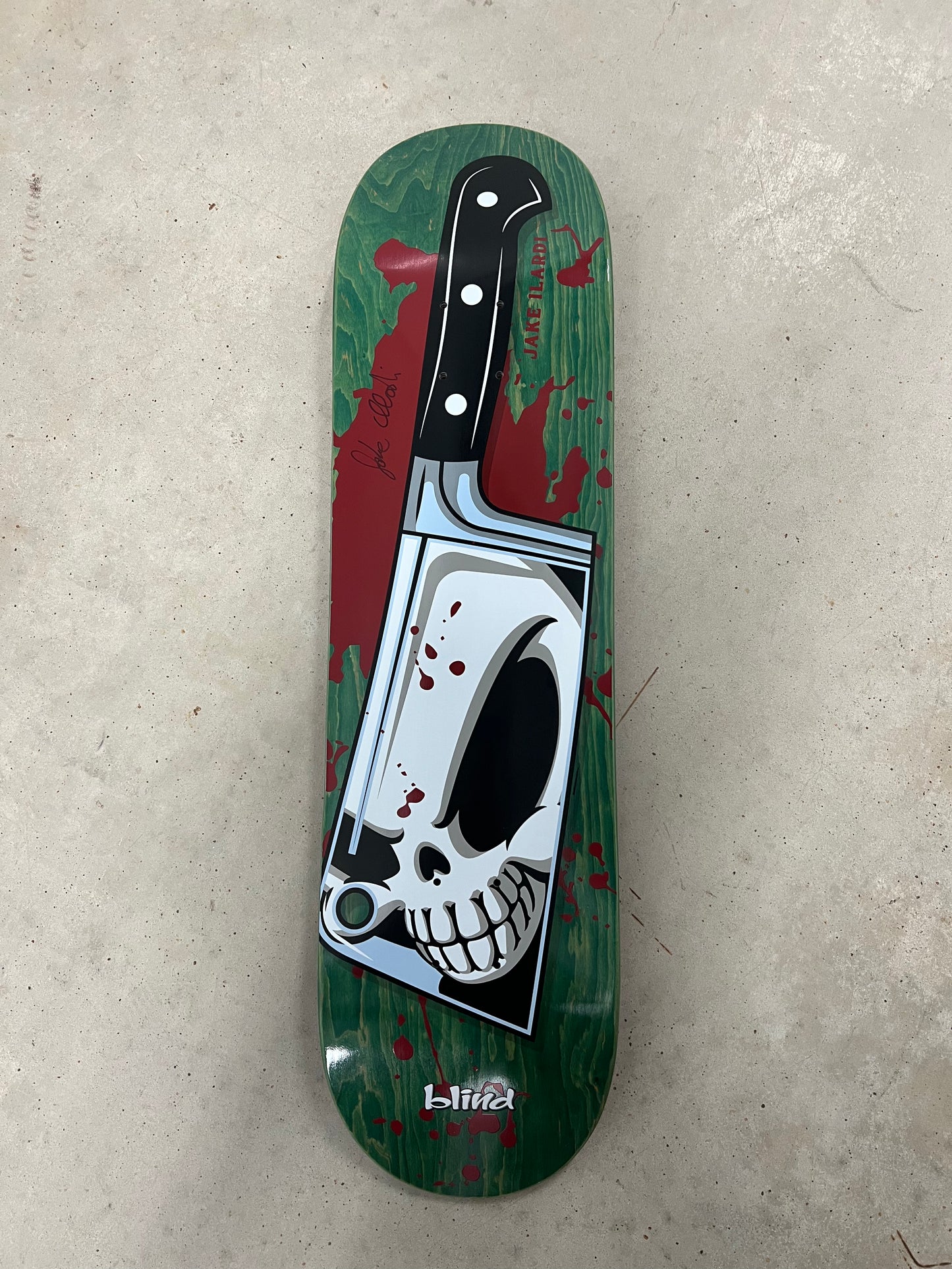 BLIND REAPER KNIFE R7 SKATEBOARD DECK JAKE ILARDI - 8.25"