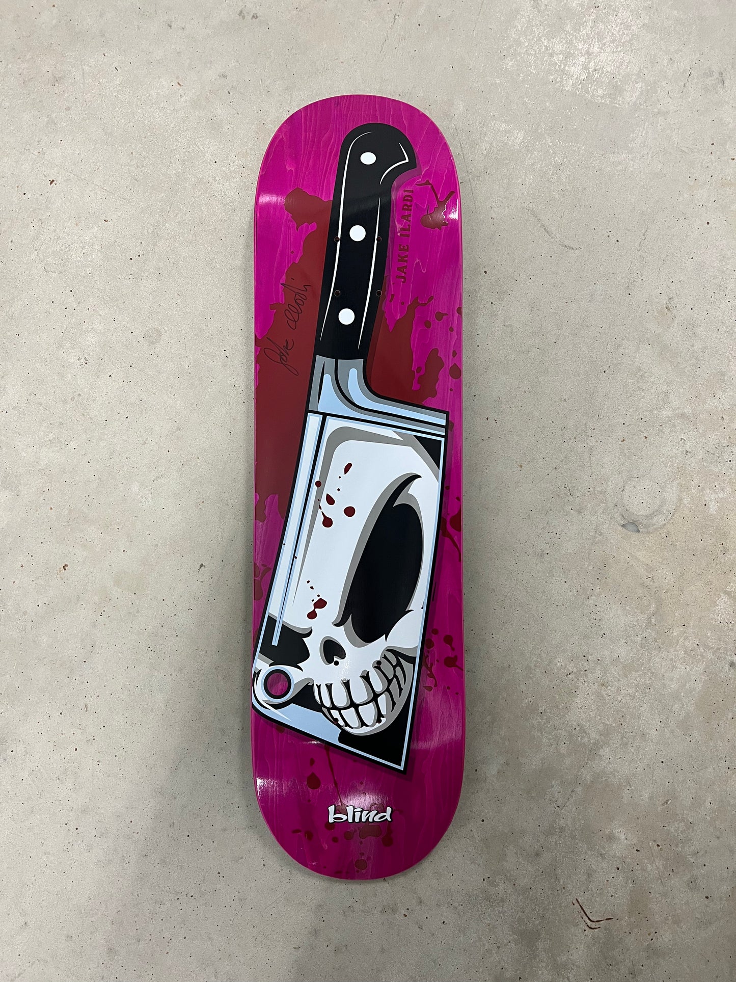 BLIND REAPER KNIFE R7 SKATEBOARD DECK JAKE ILARDI - 8.25"